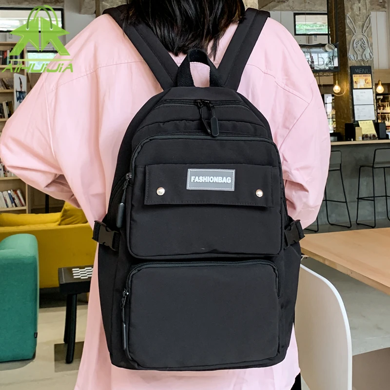 

Nylon Backpack For Ladies Stylish Casual Women'S Backpacks New Shoulder Bags Student Packbags Fashion Girl College School Bag