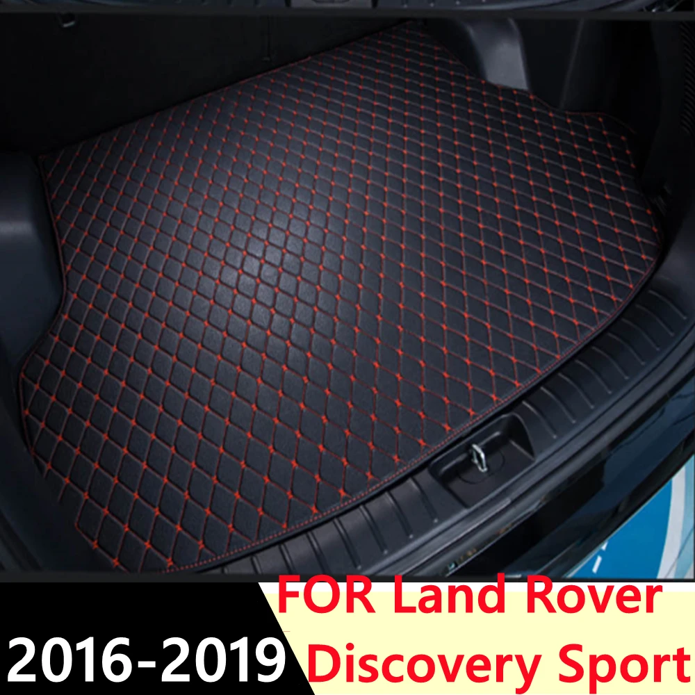 

SJ Car Trunk Mat Tail Boot Tray Floor Liner Cargo Carpet Luggage Mud Pad Accessories For Land Rover Discovery Sport 5Seats 16-19