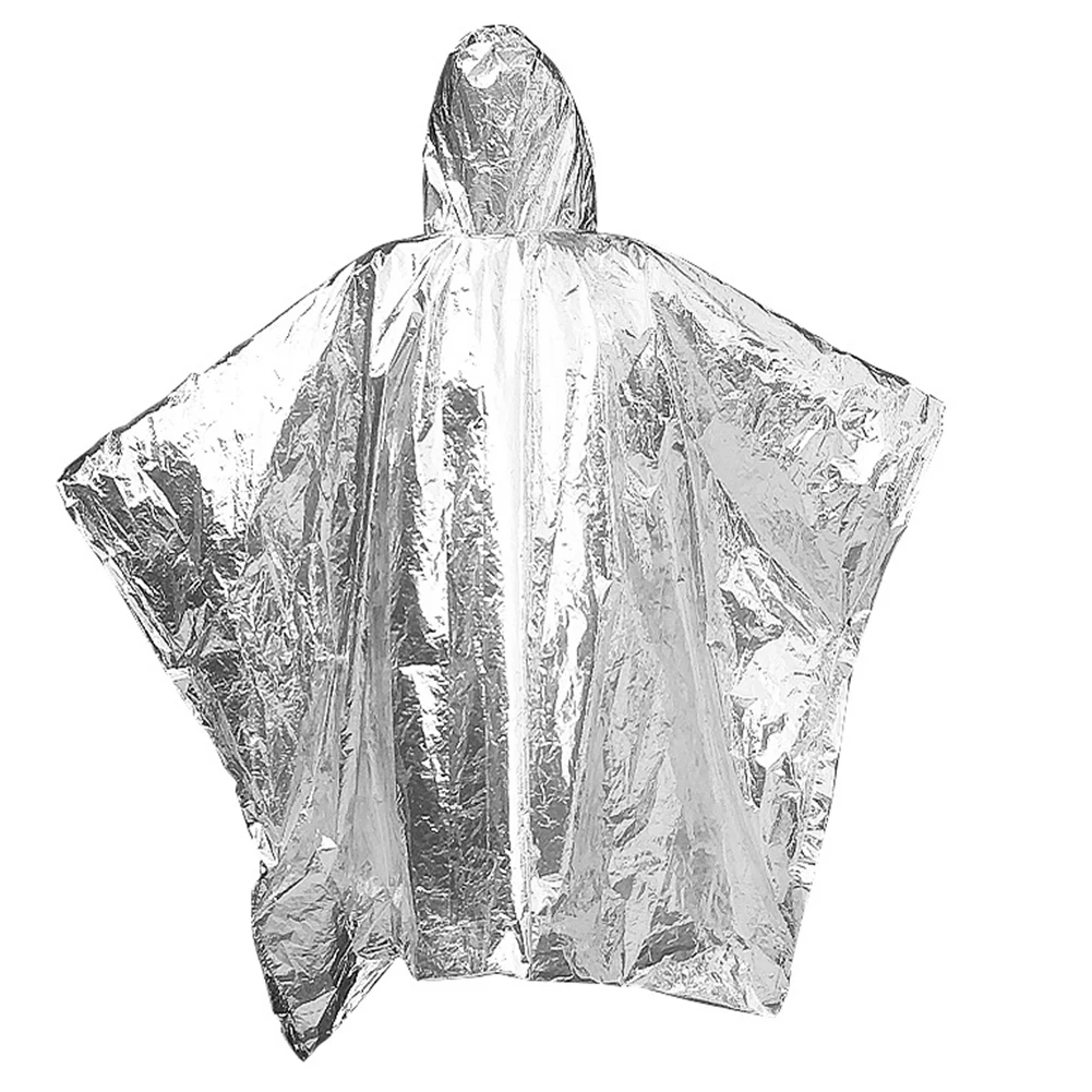 Наружный одноразовый дождевик двухцветный тепловой для оказания первой помощи |