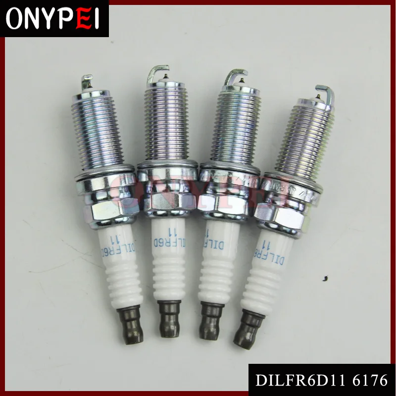 

4-6pcs DILFR6D11 6176 Laser Iridium Spark Plugs fit for Lexus ES RX GS fit for Toyota Avalon Camry Highlander RAV4 Sienna Venza