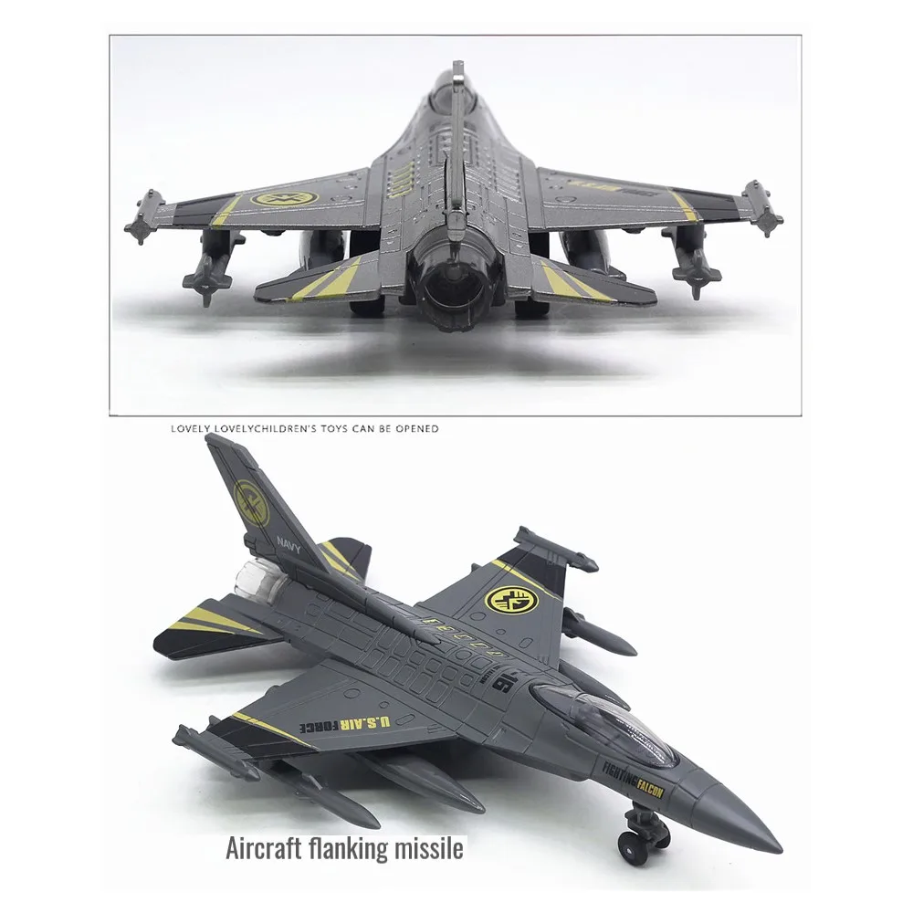 Игрушечные модели самолетов Сплав ABS Моделирование Американский боец F-16 F-35 звук