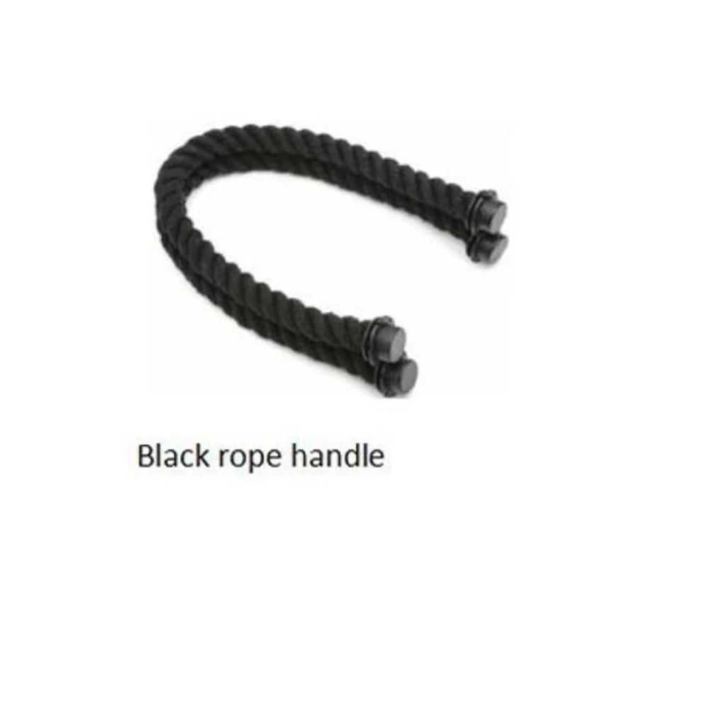 50 cm black rope 1 пара 75 см веревочной ручки для obag - Цвет: 50 cm black rope