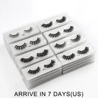 Норковые ресницы, 4103050100 шт., натуральные накладные ресницы 3D, тонкие ресницы для макияжа, пушистые ресницы шт.
