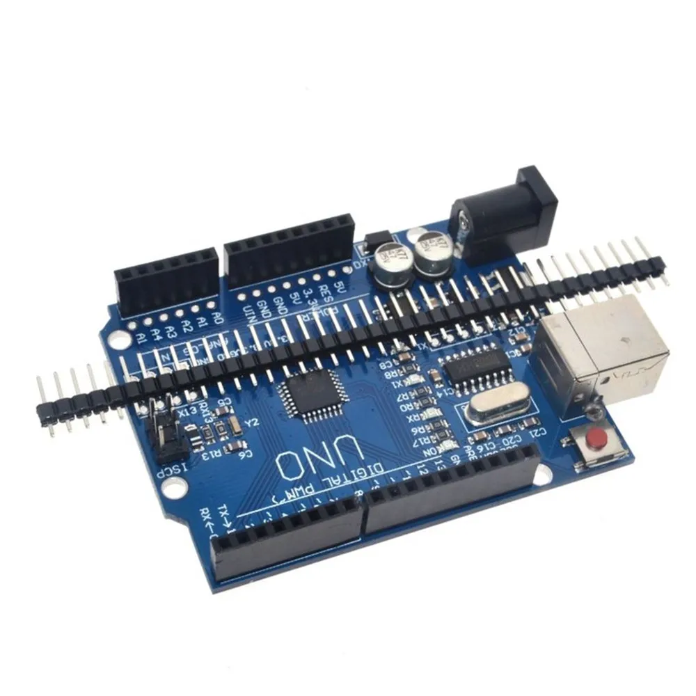 Классная версия R3 ATMEGA328P разработка DIP ATMEGA16U2 модуль USB кабель сменная плата синий