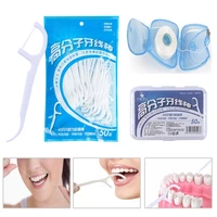 50100 pcslot disposable dental flosser interdental brush teeth stick toothpicks floss pick gum teeth cleaning care