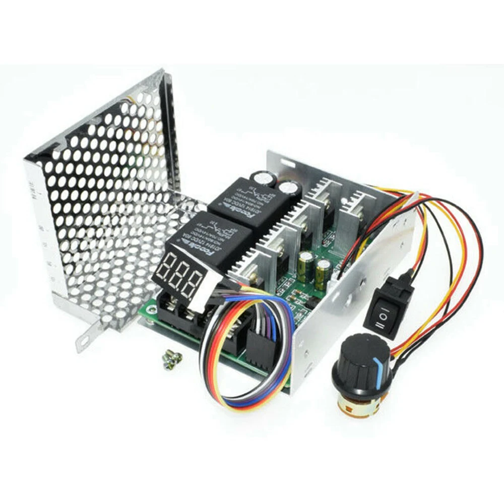 

USA 10-55V 60A 5000w Speed GovernorReversible DC Motor Speed Controller PWM Control Soft Start For DC Brush Motor