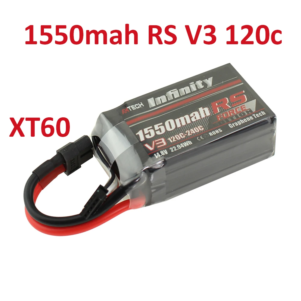 Аккумулятор Infinity 4S LiPo 1550mAh RS R5 V3 1500mAh 1150mah 120C 110C 14,8 V с разъемом SY60 XT60 RC Lipo