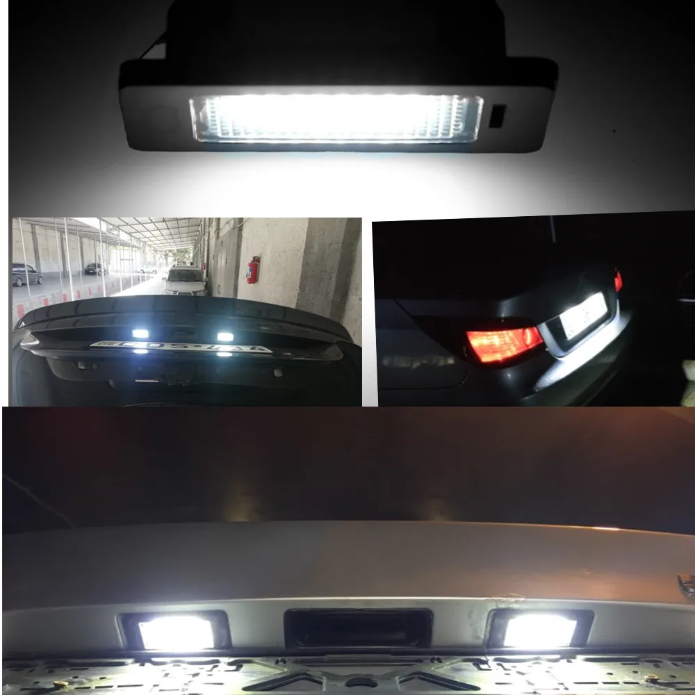 1 пара светильник Автомобильные светодиодные лампы Canbus для номерного знака E39 M5 E70
