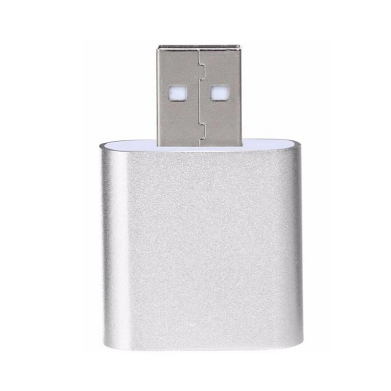 Внешняя звуковая карта 7 1 USB стерео микрофон динамик гарнитура аудио разъем 3 5 мм