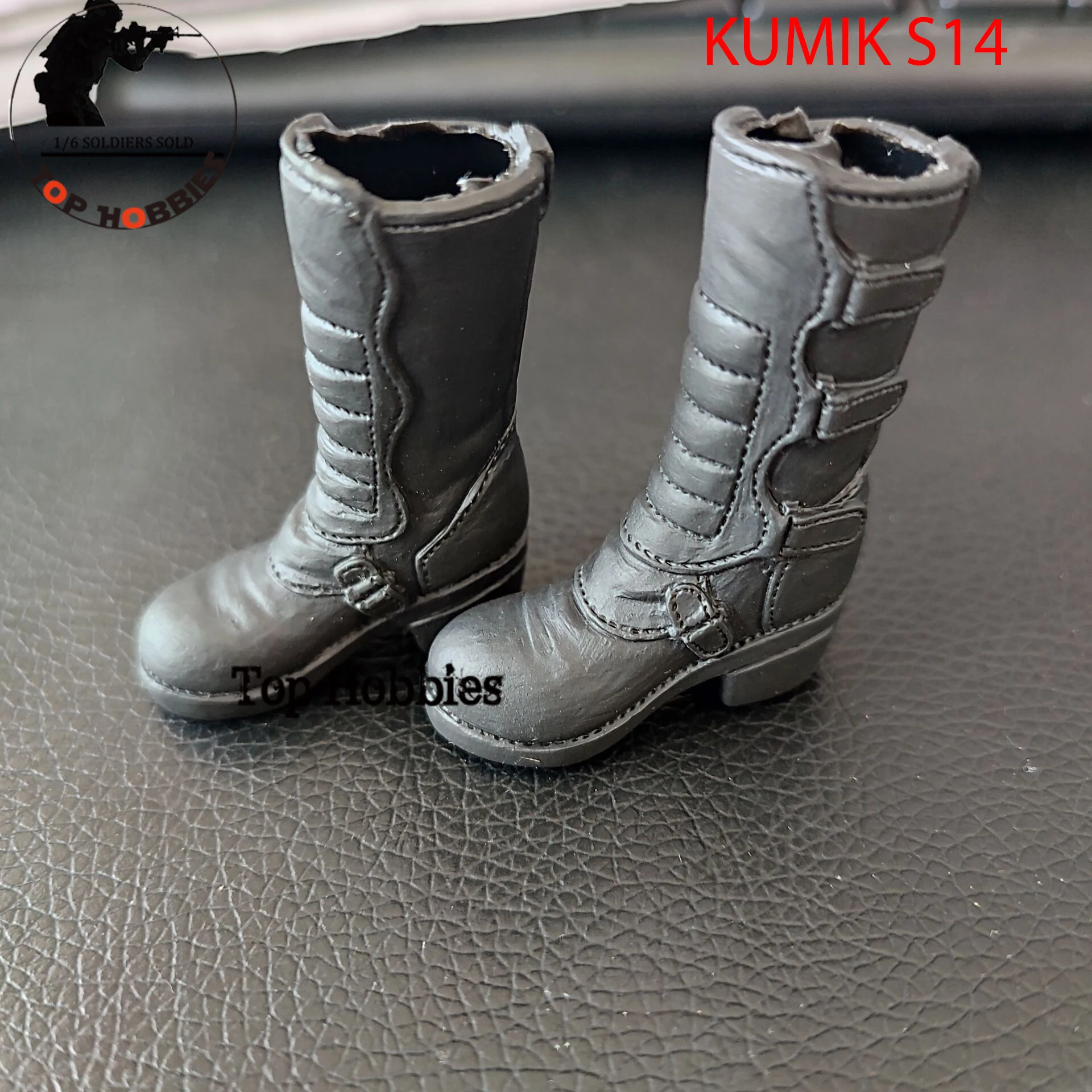 

3.5cm 1 Pair Rubber 1/6 Scale Female Clothes Accs KUMIK Tube Boots Shoes H5cm S14 No Feet For 6/12inch Action Figure Body Model