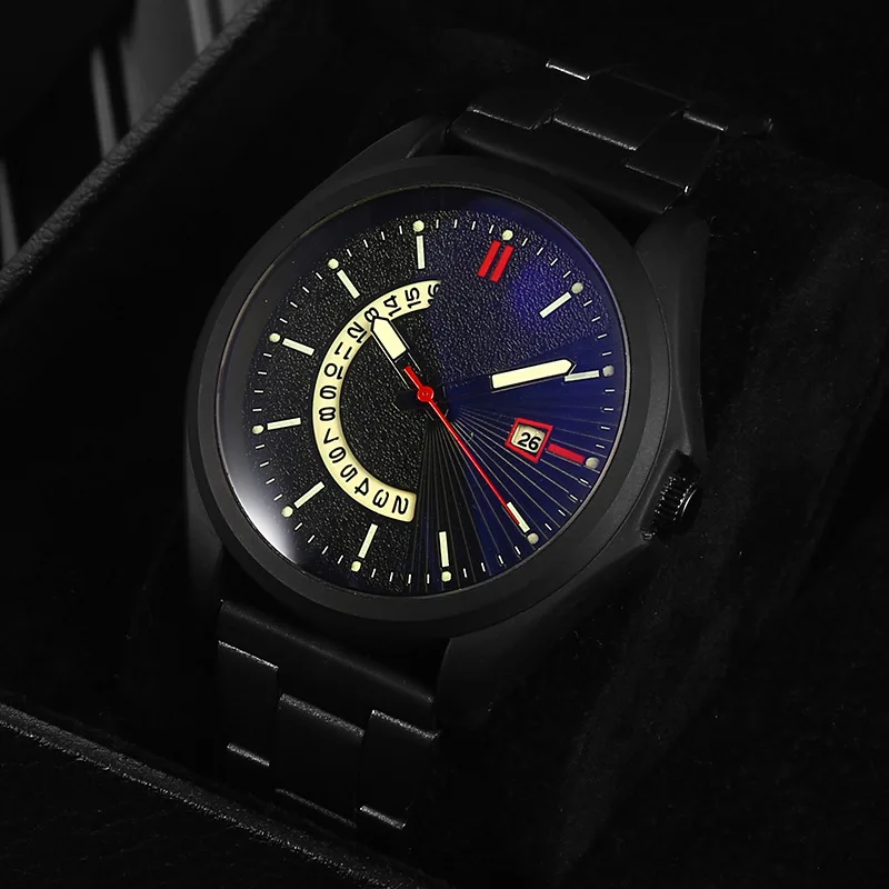 

Fashion Mens Watches Casual Stainless Steel Band Quartz Wrist Watch for Man Sport Style Luminous Male Clock horloges mannen