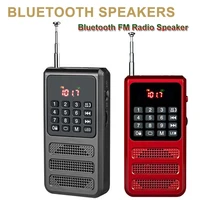 wireless bluetooth speaker mini portable radio handheld rechargeable digital fm usb tf card mp3 audio player radio rec recorder