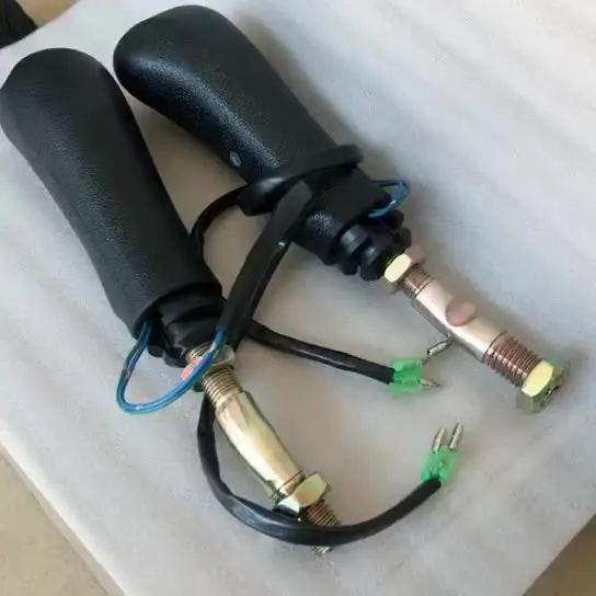 

Excavator cab parts control valve plastic handle for PC220 series rubber with iron joystick controller price