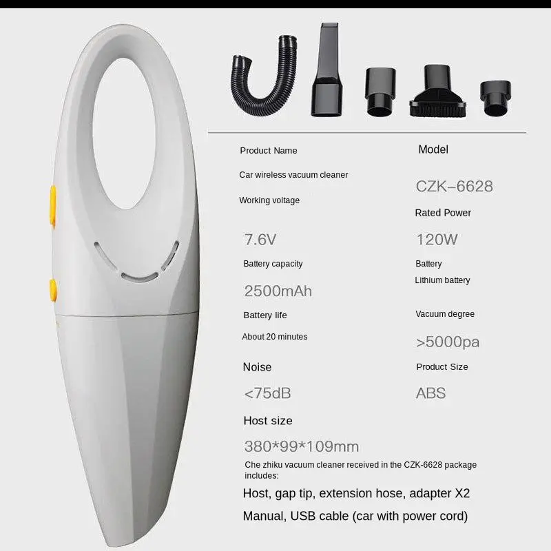 GRIKEY автомобильный пылесос Автомобильный Ручной мини для автомобиля аспиратор 5