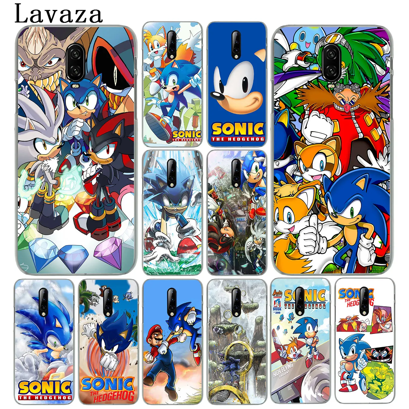 Чехол для телефона серии Sonic the ежик жесткий пластиковый чехол Oneplus 7 7T Pro 6T 5 5T 7Pro One