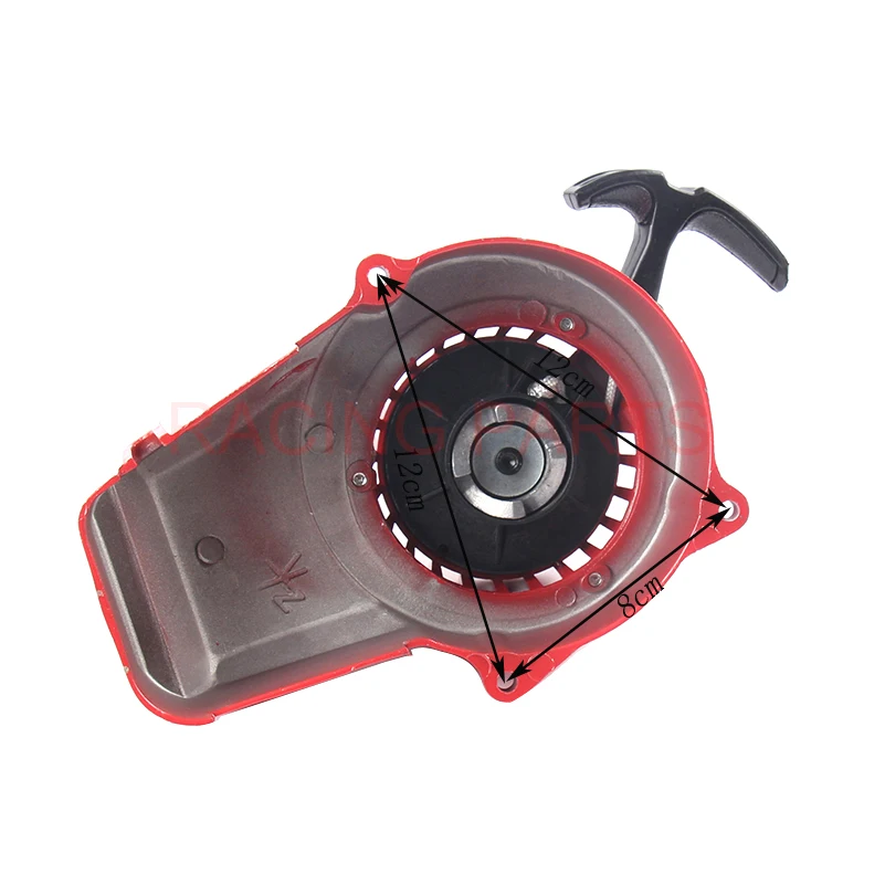 Алюминиевый пусковой стартер старт для 47cc 49cc 2 тактный двигатель мини Байк