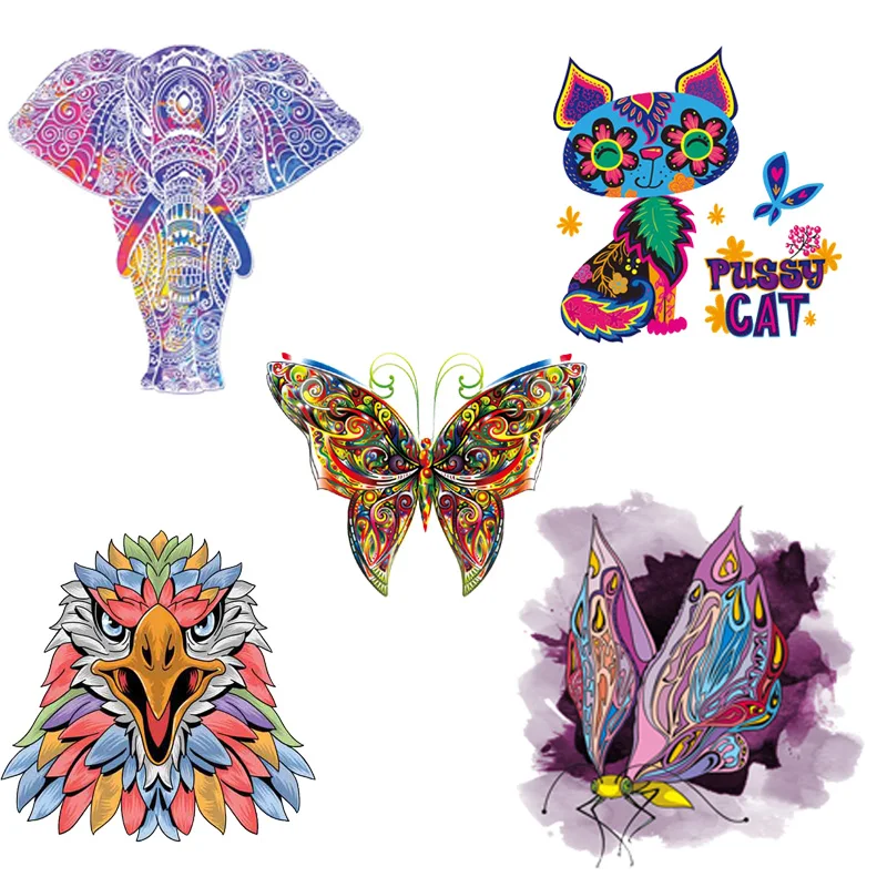 Аниме панк патчи Мультяшные наклейки Железный На переноске для футболки милые Diy