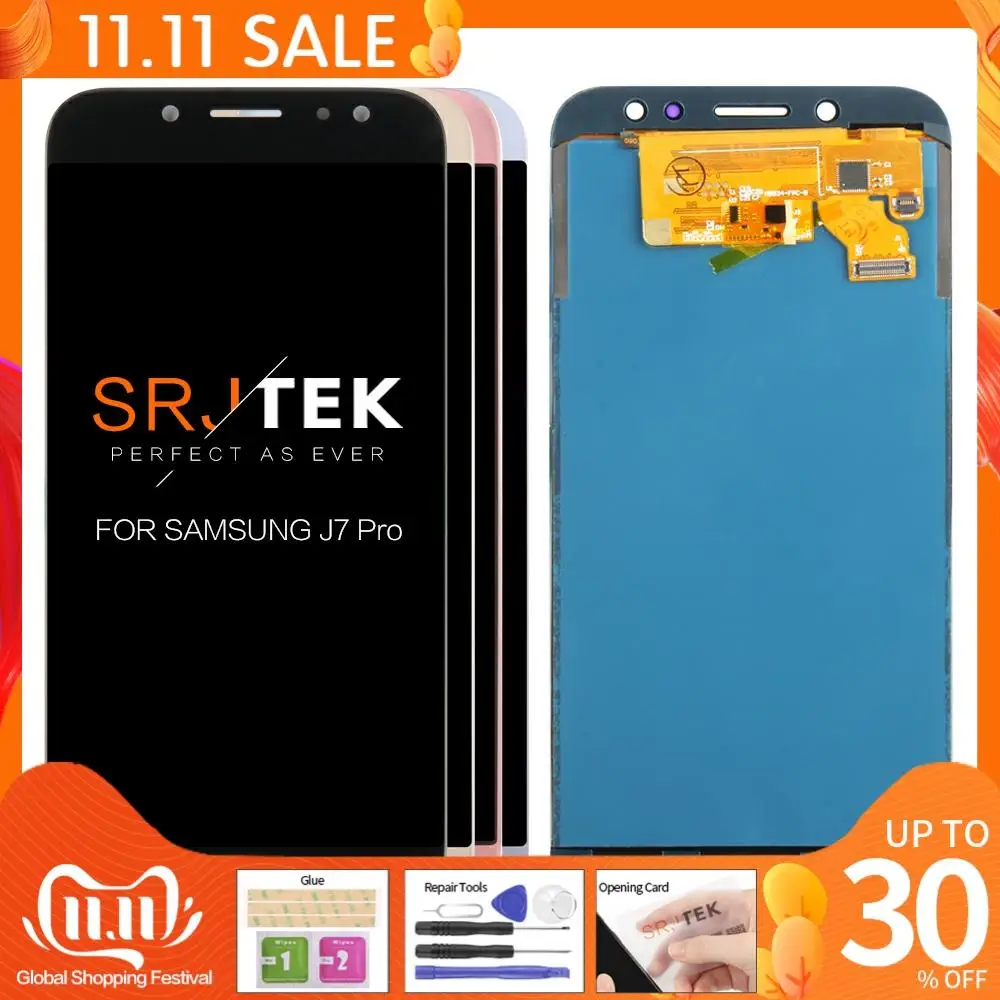 5 дюймовый TFT-дисплей для SAMSUNG Galaxy J7 Pro ЖК-дисплей сенсорный экран J730 J730F сменный