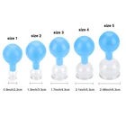 Резиновые чашки для массажа головы, стеклянные чашки, медицинские вакуумные банки, терапевтические массажные чашки для тела, поглотитель влаги