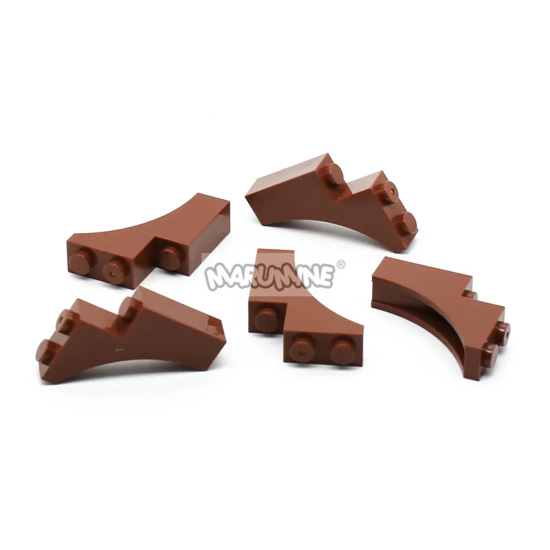 MARUMINE 50 шт. 1x3x3 MOC кирпичная Арка ветка лестница сборы частицы строительные блоки