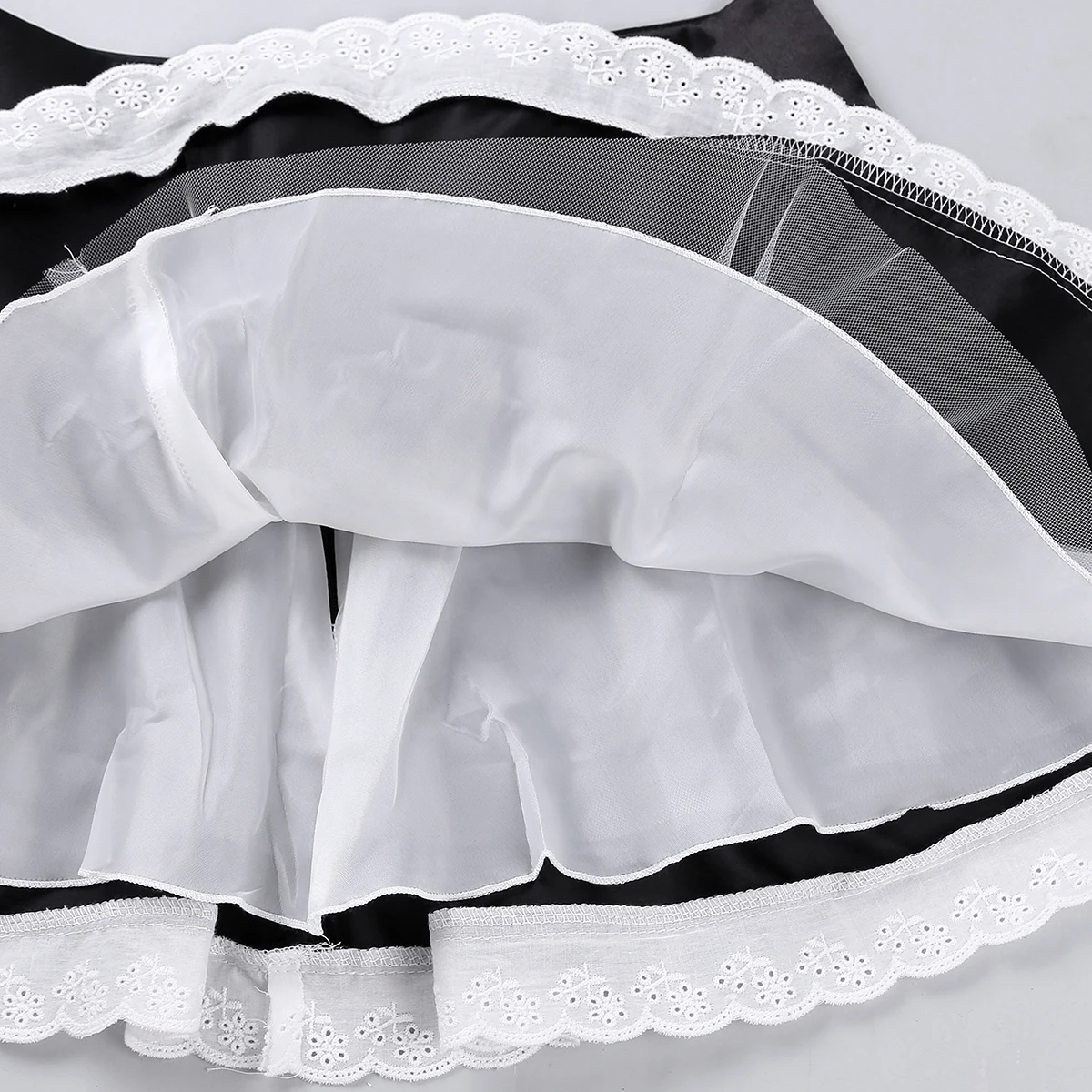 Новое поступление Женский взрослый женский костюм Французский артист цирковой клоун нарядное платье наряд полосатый топ черная атласная юбка наборы