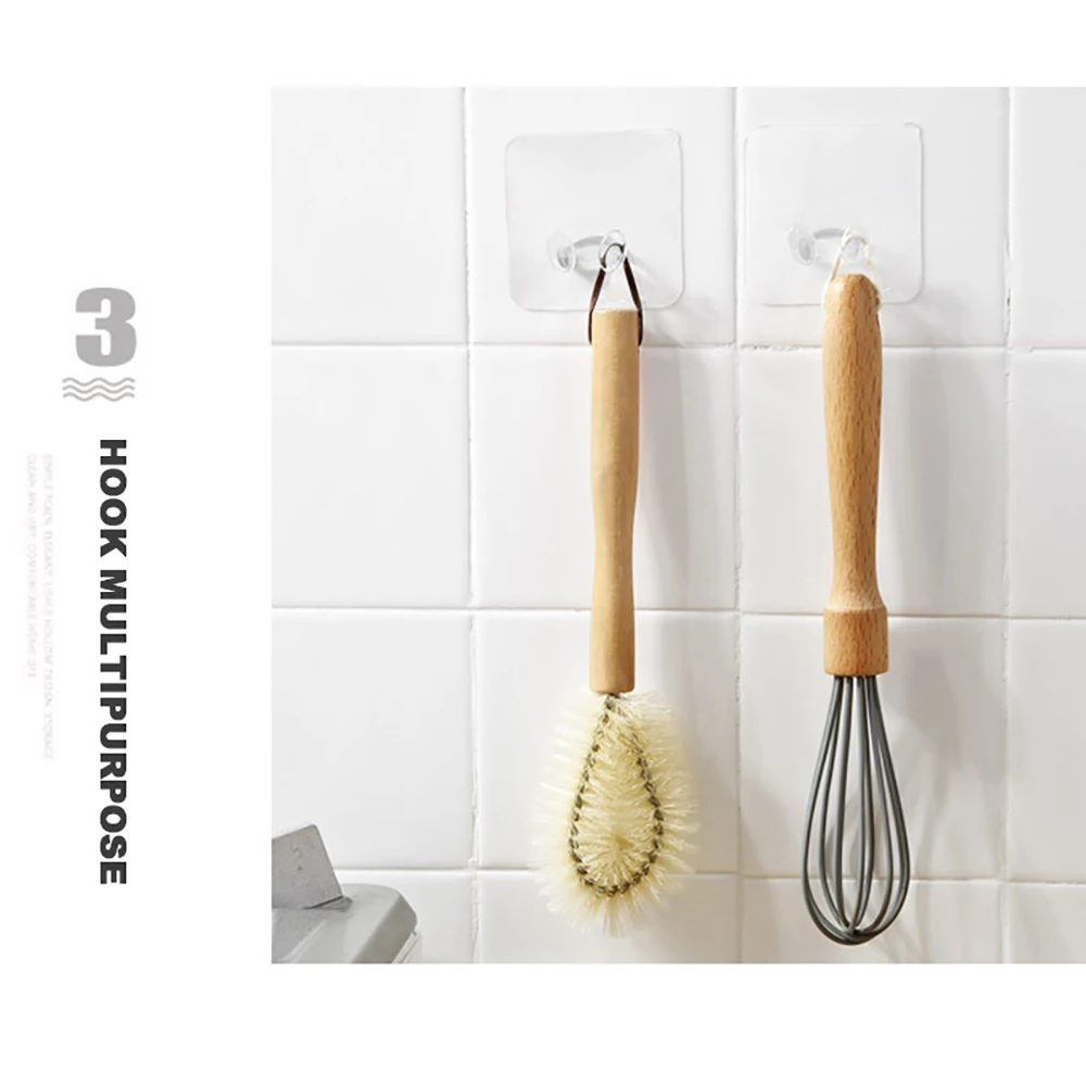 1pcs New Design Simple Style Bathroom Plug Hook Storage Power Cord Rack Kitchen Nail-free Wire Transparent |