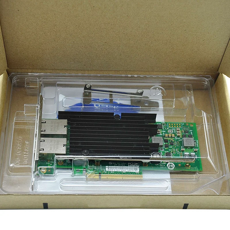 Сетевая карта 10 Гб PCI-E NIC для штатива с чипом X540 двойной медный порт RJ45 PCI Express X8