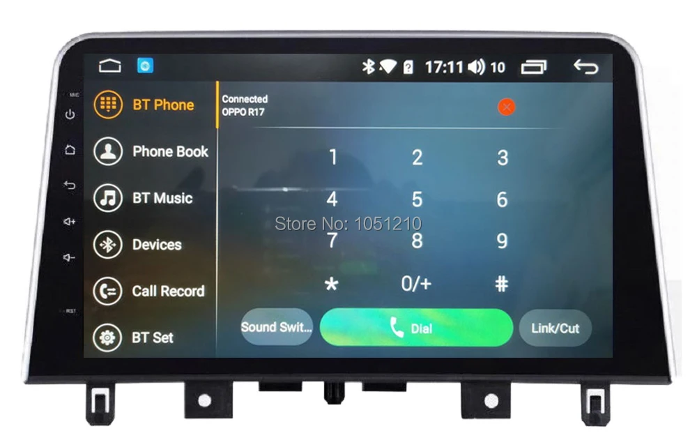 Ouchuangbo android 10 автомобильный медиа gps навигатор для JAC S3 2017 с 1 дюймовым