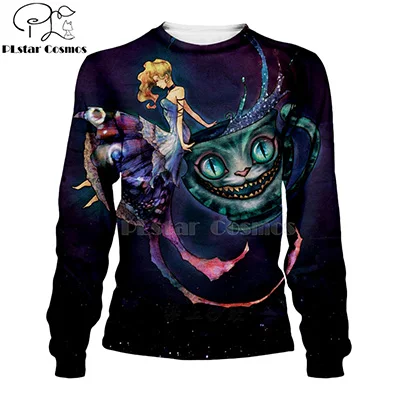 sweatshirt PLstar Cosmos/вечерние 3d толстовки с изображением черного кота Джека Скеллингтона/Толстовка на зиму, Рождество, Хэллоуин, Рождество, streetwear-12 - Цвет: sweatshirt