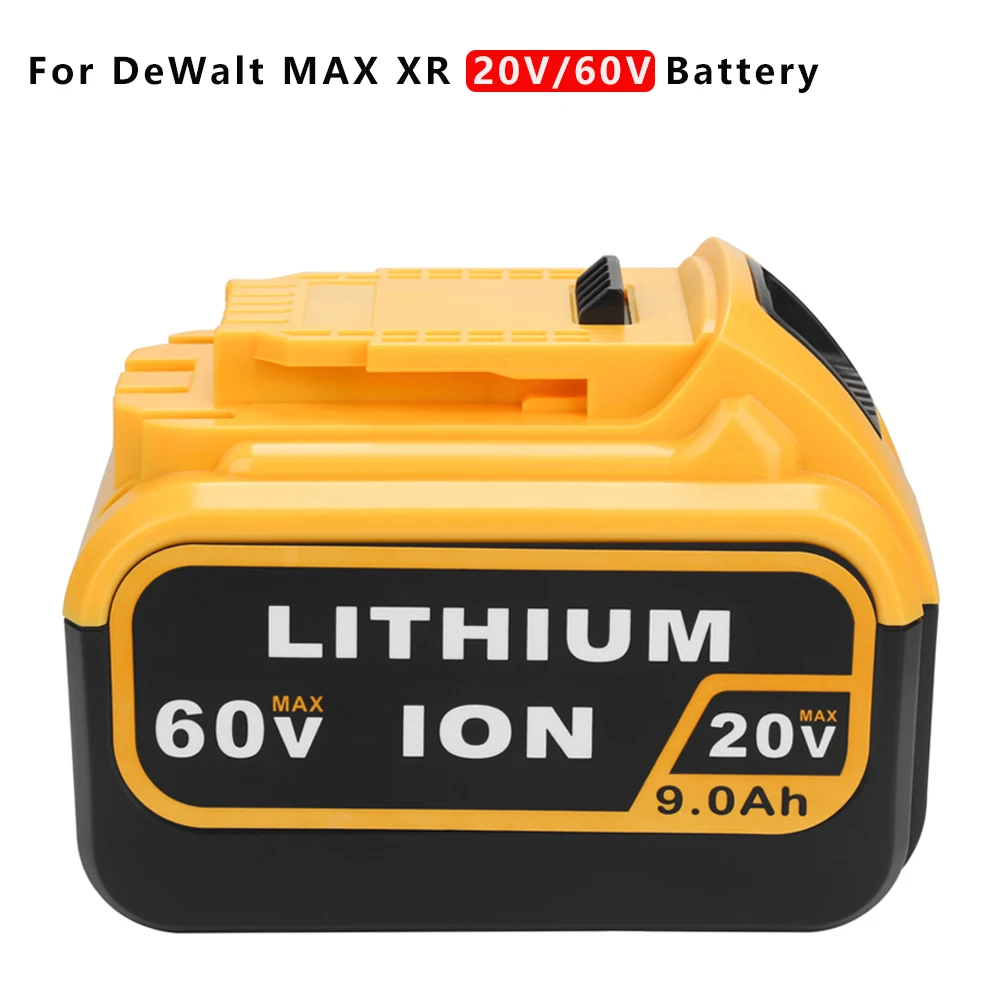 Сменный литий-ионный аккумулятор до 20 в/60 в совместимый с аккумуляторами DEWALT DCB606