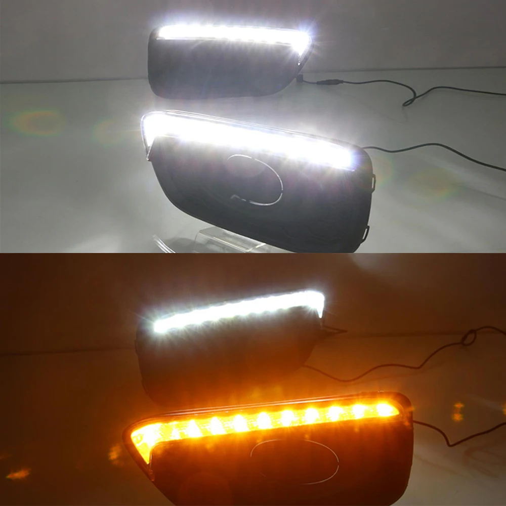 Автомобильная проблесковая 1 пара дневные ходовые огни для Honda Brio 2016 2017