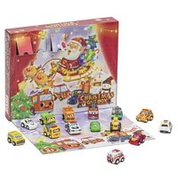 24 pcs trekt back auto speelgoed set kerst countdown kalender gift blind doos voor kinderen vanaf educatief speelgoed