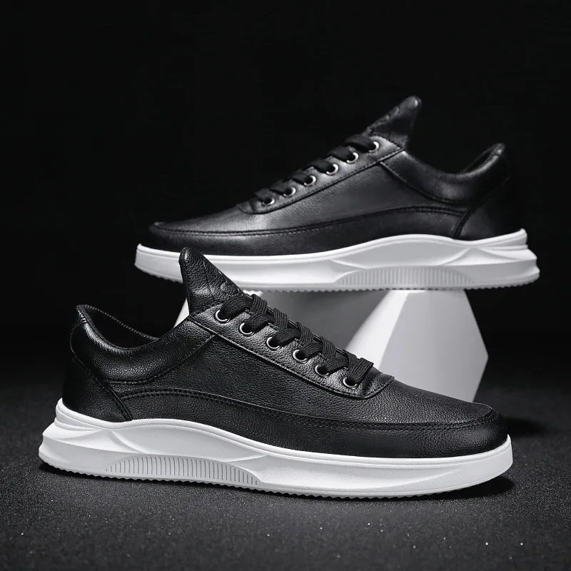 Мужская Белая обувь; удобная обувь на шнуровке; tenis masculino; высокое качество; zapatillas hombre deportiva; мужская повседневная обувь - Цвет: 3