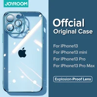 joyroom clear plating case for iphone 13 12 pro max full lens cover shockproof soft tpu mobile phone cover for iphone 13 12 case
