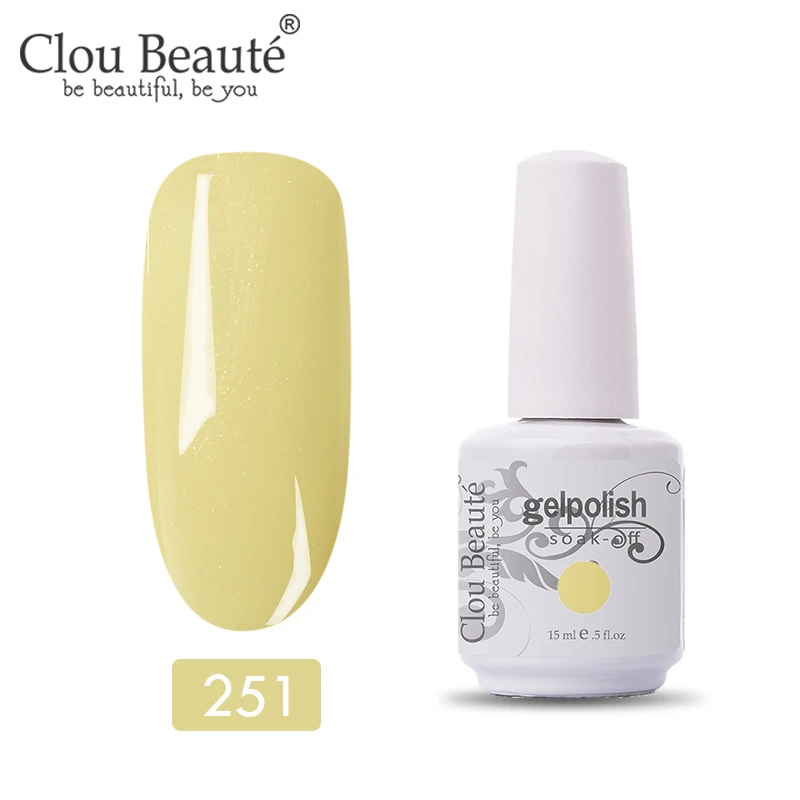 11251 Clou Beaute 15 мл цветной гель-краска УФ-гель для ногтей замачиваемый светодиодный лак для ногтей Гель-лак для ногтей Полупостоянный лак для ногтей - Цвет: 11251