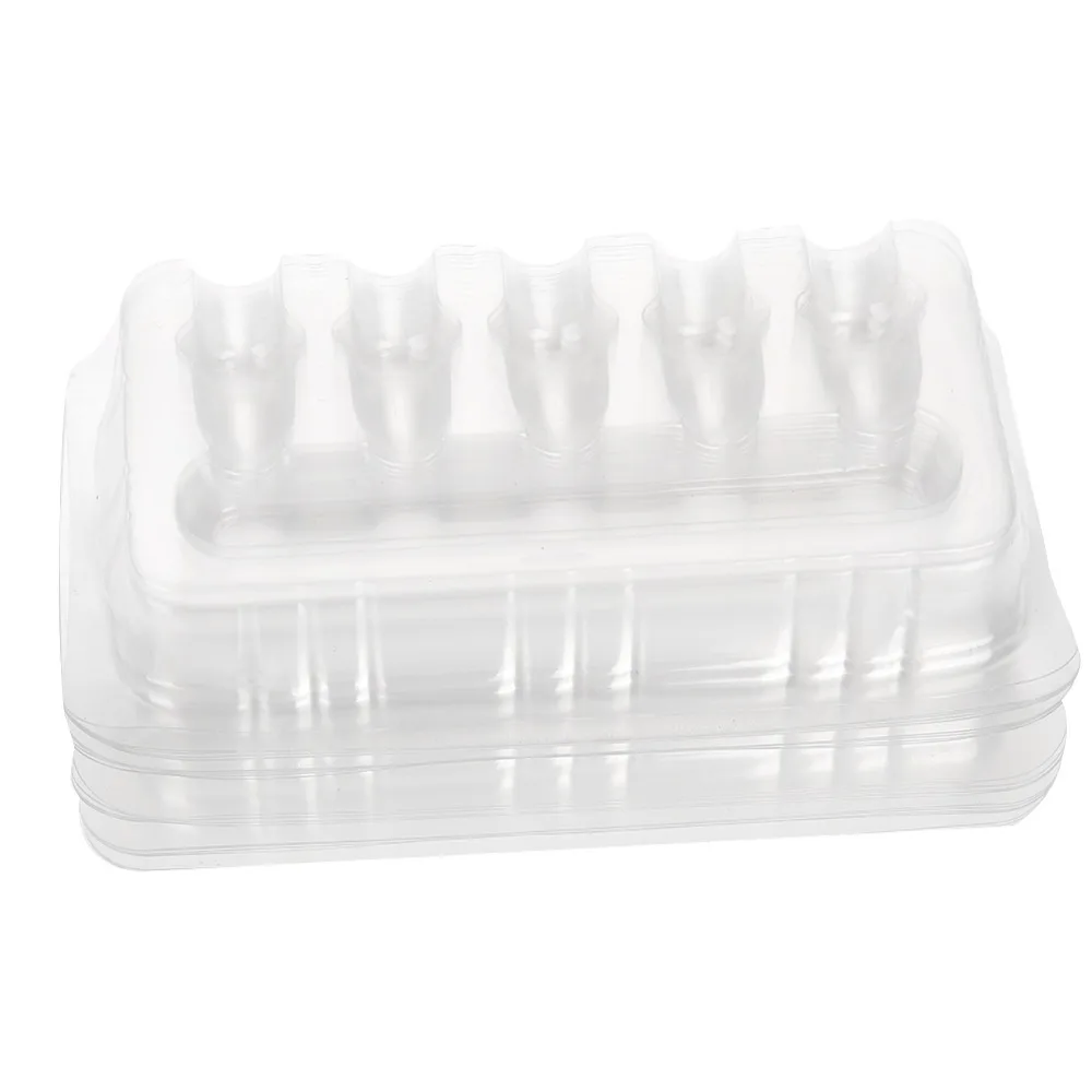 

Pro 20pcs Trays Clear Disposable DGT Plastic Tattoo Cartridge Needle Holder Stand for Tattoo Needles Inks Body Make up Needles