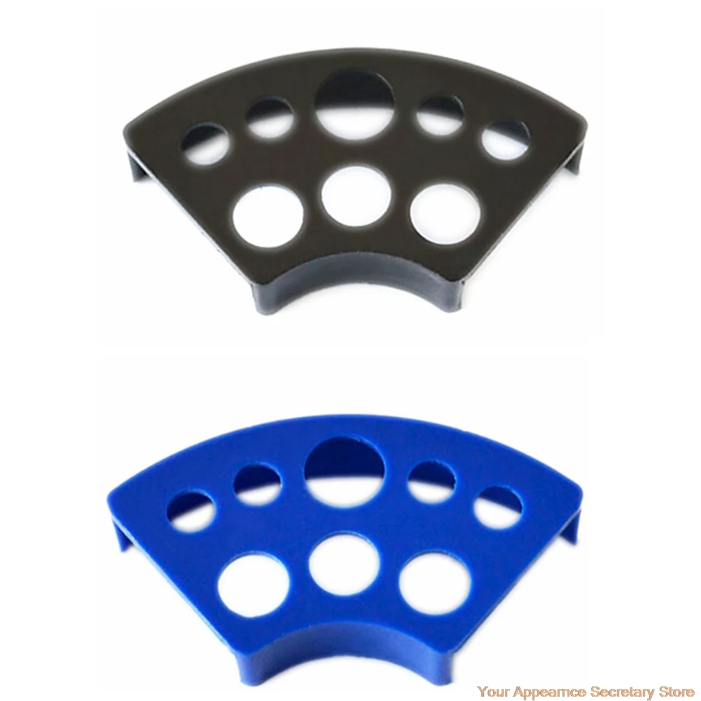 

2 Colors Professional Ink Cup Holder Plastic 8 Cap Holes Tattoo Cup Holder Pigment Cup Bracket Trailer Supplies Tattoo Tools