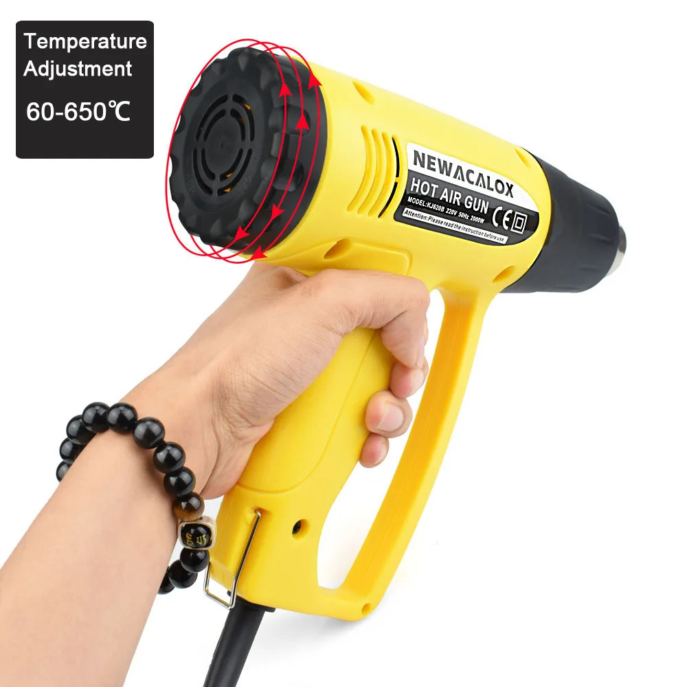 2000 Вт 220 В ЕС Plug Промышленный Электрический Пистолет Горячего Воздуха