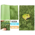 Коврик для рептилий, ковер мох, утолщенный, двухслойный, для лягушек, ящериц для черепах, змей, увлажняющий, имитация газона