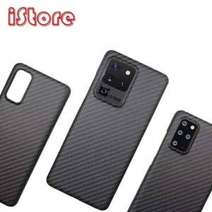 Carbon fiber phone case for Samsung galaxy S20FE S20Plus S20lite
S20Ultra 5G light Thin High-strength protective shell Aramid