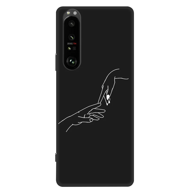 Черный силиконовый чехол для Sony Xperia 1 II 10 III Lite, чехол для телефона Sony Xperia 5 10 II 1 III L3 L4, задние чехлы (art.: 3920ba63dbae3) - 3920ba63dbae3