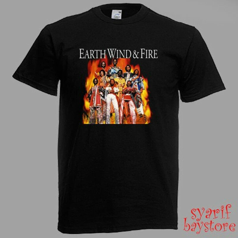 Earth Wind Fire Rock Band Мужская Черная Футболка размер S M L XL 2XL 3XL |