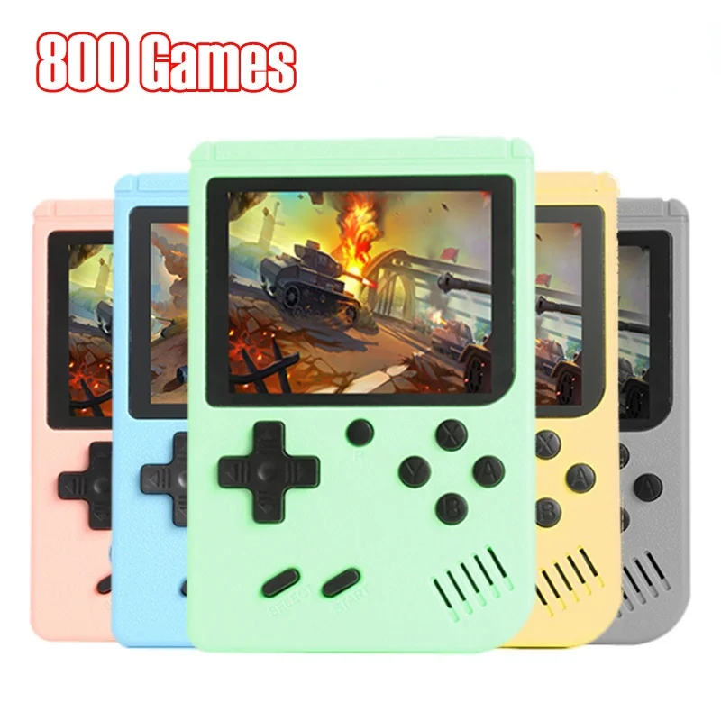

800 IN 1 Retro Video Game Console 3.0 Inch Handheld Game Player Portable Mini Pocket Gamepad 800 Classic Games for Kids Gift