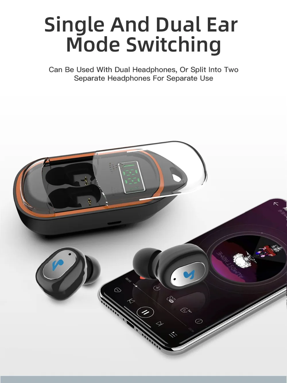 X21S TWS крутые беспроводные наушники Bluetooth 5,0 двойные наушники спортивные гарнитуры с микрофоном для Смарт Iphone 7 8 LG Xiaomi huawei