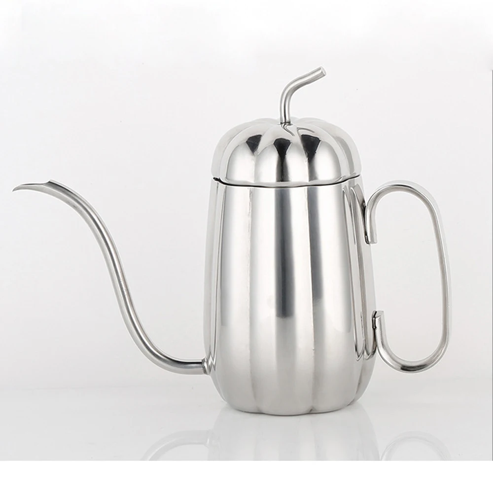 Эко кофе Творческий гусиная шея Кофе чайник 450 мл 304 нержавеющая сталь бариста