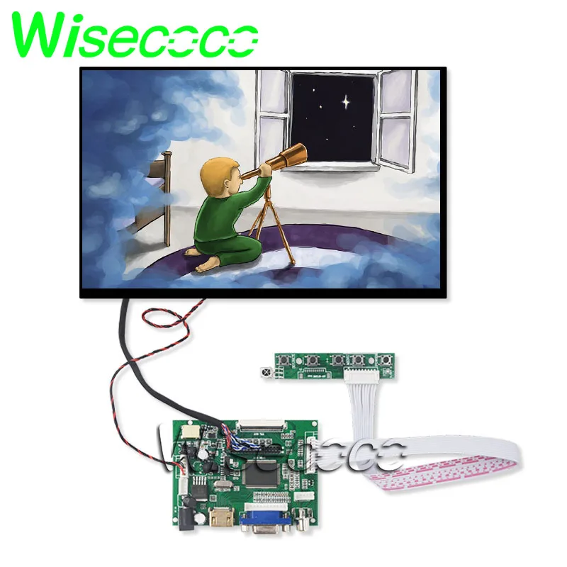 Ноутбук и планшет wisecoco 10 1 дюймов 1280x800 ips ЖК-экран для Asus TF300 TF300T N101ICG-L21 LVDS VGA AV плата