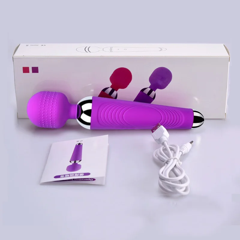 GUIMI 360 Вращающаяся голова AV палочка Вагина Вибратор секс-игрушки для женщин