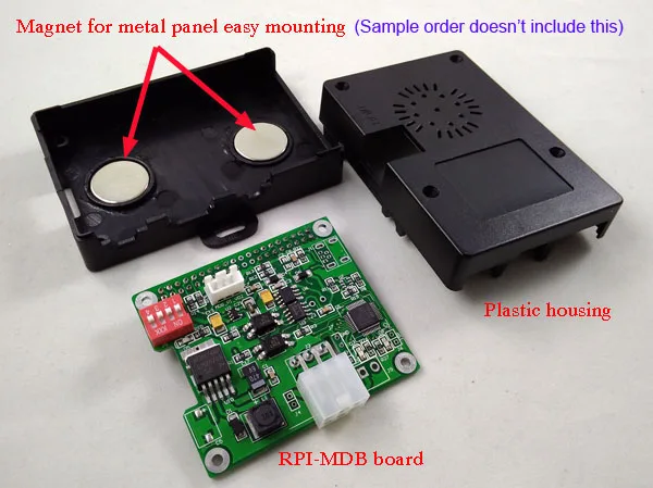 Raspberry pi для торгового автомата MDB безналичный интерфейс плата адаптера с корпусом работает с купюроприемником, устройство для проверки монет