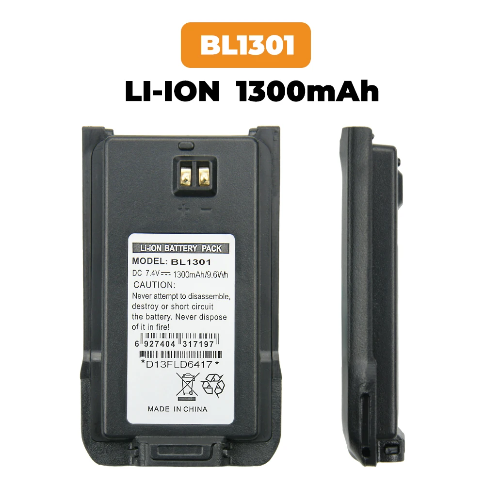 BL1301 BL1719 Аккумулятор для HYT TC-446S TC-518 TC-580 TC-560 TC-585 TC-500S двусторонней радиосвязи |