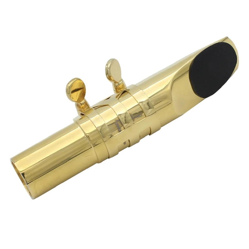 

Musical Instruments Metal Nozzle With Cap Professional Practical Tone Alto Sax Saxophone Mouthpiece Accessories
